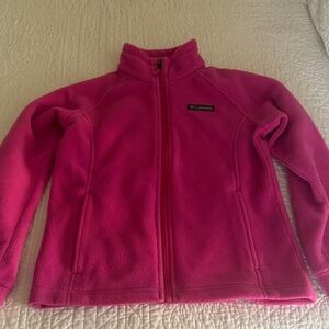 Columbia Kids Bright Pink Fleece Jacket